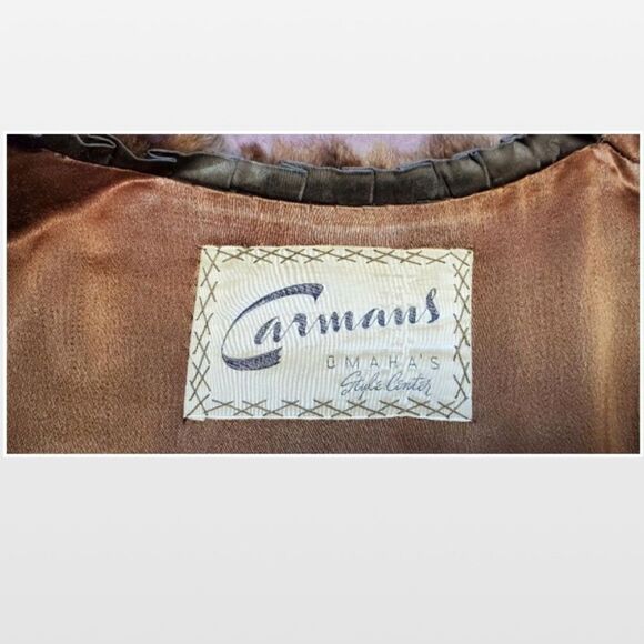 Vintage Carmans Omaha’s Style Center Fur Jacket Womens Luxurious Brown Stole VTG - Picture 15 of 16